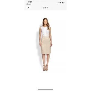 Tory Burch Pencil Jacquard Devora Skirt Size 6